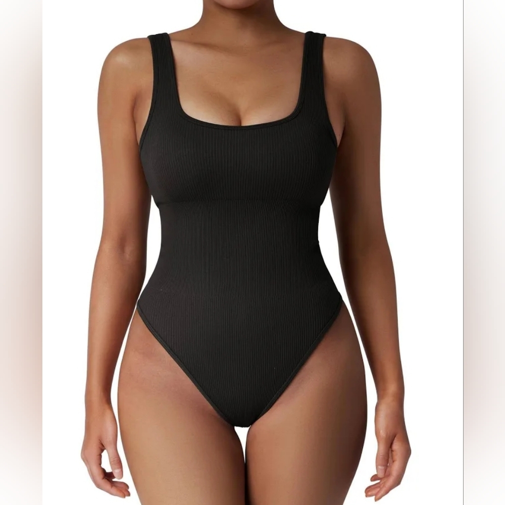 Nwt Black Ribbed Bodysuit